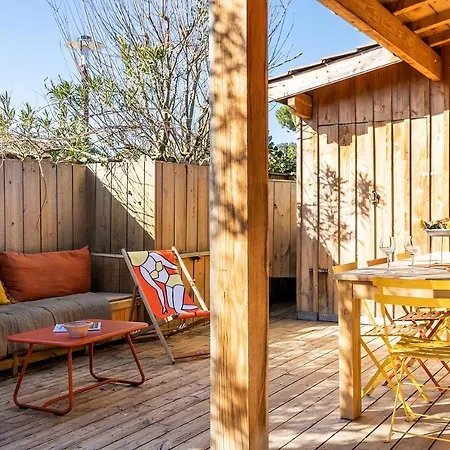 Cap Ferret - Cabane Mimallan Coeur Du Village De Piraillan 8 Personnes Holiday home Lege-Cap-Ferret